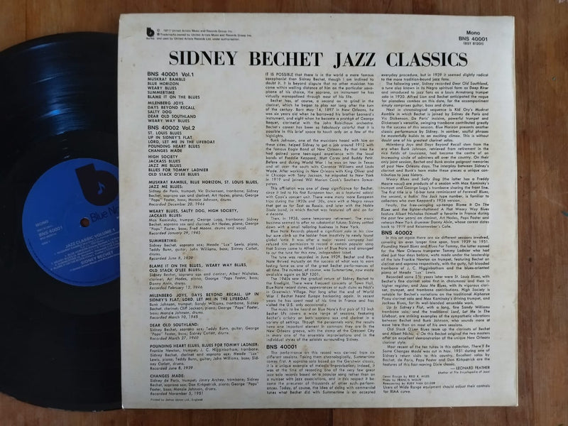 Sidney Bechet – Jazz Classics Volume 1 (UK VG+)
