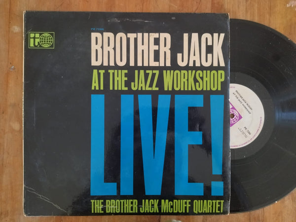 The Brother Jack McDuff Quartet – Brother Jack At The Jazz Workshop Live! (UK VG+)