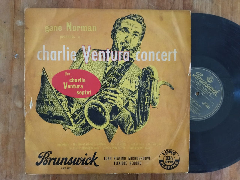 The Charlie Ventura Septet - Charlie Ventura Concert (UK VG-)