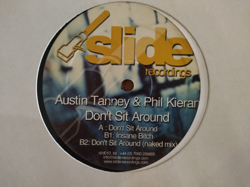Austin Tanney & Phil Kieran – Don't Sit Around 12" (UK VG+)