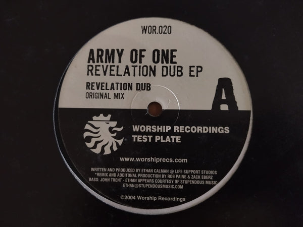 Army Of One – Revelation Dub E.P.  12" (UK VG+)