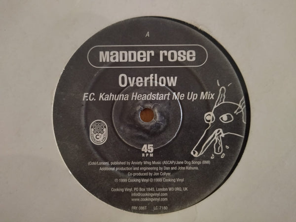Madder Rose – Overflow 12" (UK VG-)