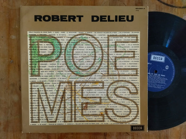 Robert Delieu - Poemes (France VG) Gatefold