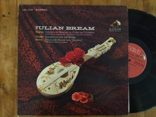 Julian Bream - The Courtly Dances From "Gloriana" (USA VG+)