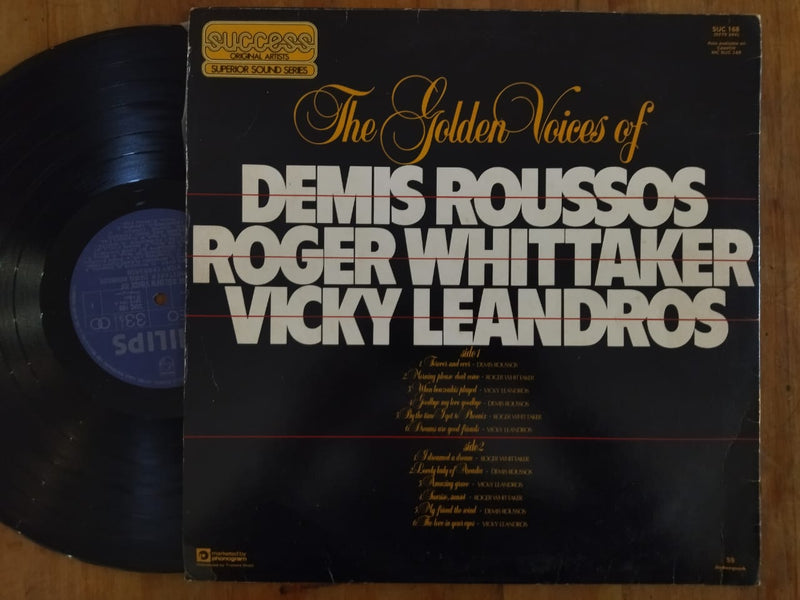 VA - The Golden Voices Of Demis Roussos, Roger Whittaker And Vicky Leandros (RSA VG+)