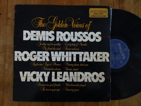 VA - The Golden Voices Of Demis Roussos, Roger Whittaker And Vicky Leandros (RSA VG+)