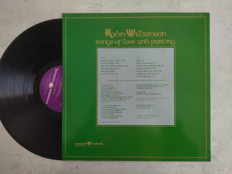 Robin Williamson - Songs Of Love And Parting (UK VG+)