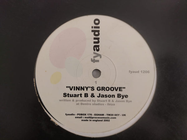 Stuart B & Jason Bye – Vinny's Groove 12" (UK VG)