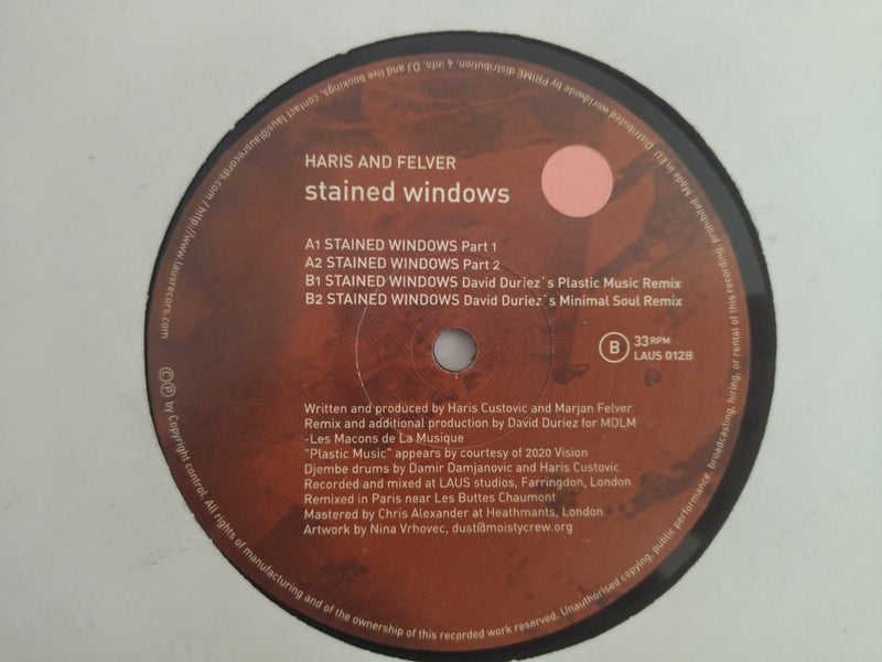 Haris & Felver – Stained Windows 12" (UK VG+)