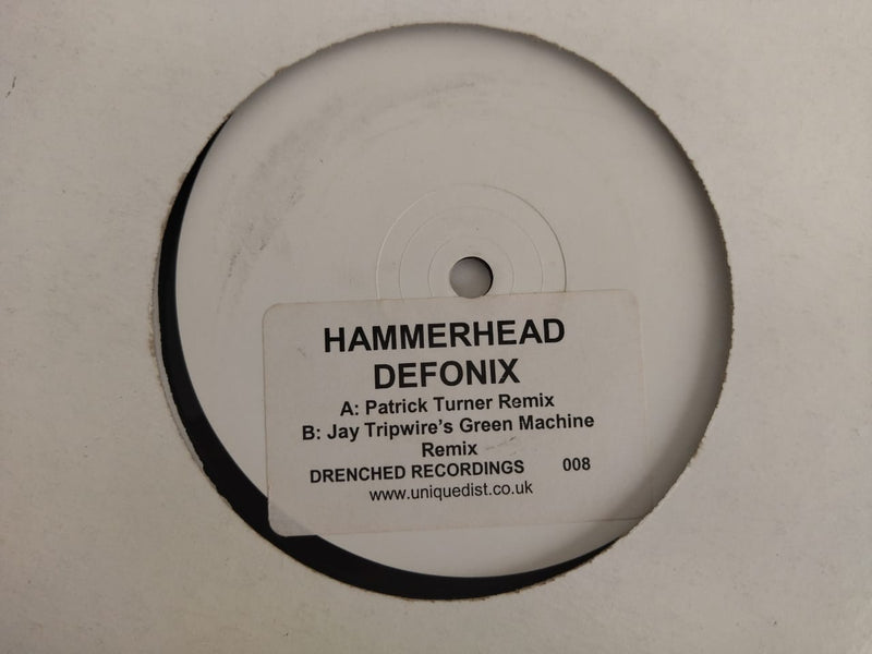 Hammerhead  – Defonix (Remixes)  12" (UK VG)