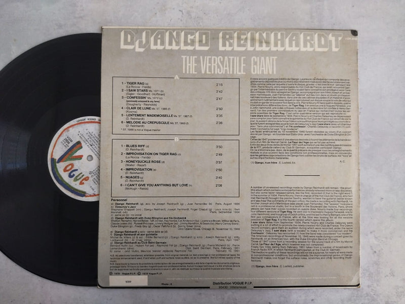 Django Reinhardt – The Versatile Giant (RSA VG+)