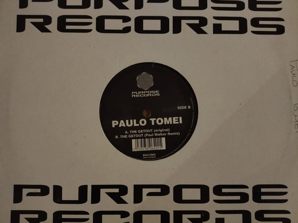 Paulo Tomei – The Getout 12" (UK VG+)