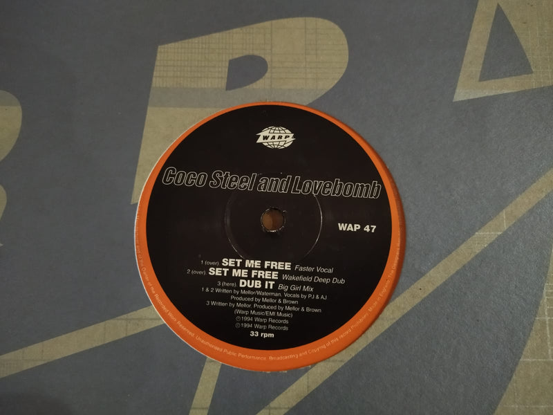 Coco Steel And Lovebomb* – Set Me Free!  12" (UK VG+)