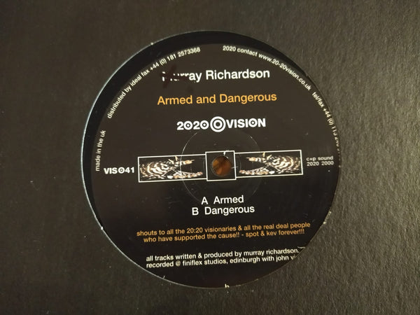 Murray Richardson – Armed And Dangerous  12" (UK VG+)