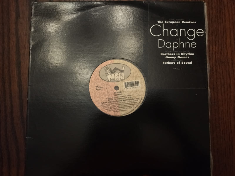 Daphne – Change (The European Remixes) 12" (UK VG+)