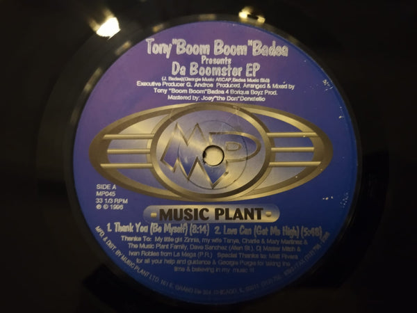 Tony "Boom Boom" Badea – Da Boomster EP 12" (UK VG)