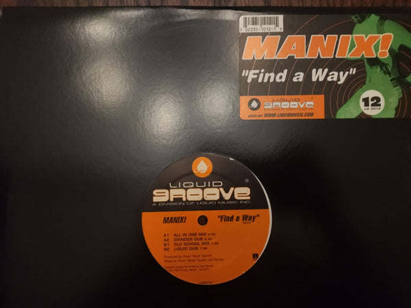 Manix! – Find A Way 12" (UK VG)