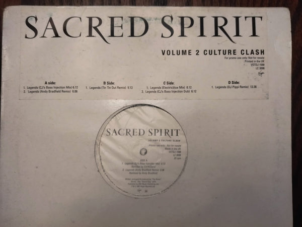 Sacred Spirit – Legends 2X 12" (UK VG+)