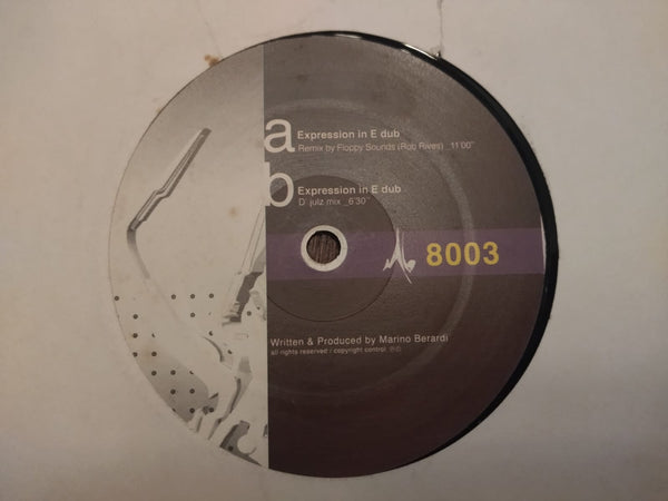 Marino Berardi – Expression In E-Dub (Remixes) 12" (UK VG) disc 1