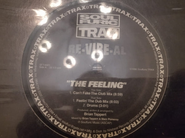 Re-Vibe-Al – The Feeling 12" (UK VG)