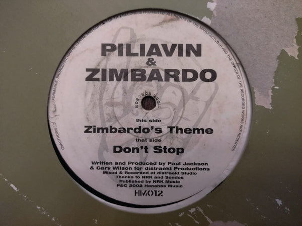 Piliavin & Zimbardo – Zimbardo's Theme 12" (UK VG+)