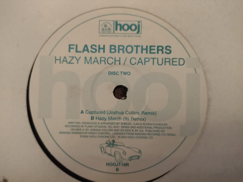 Flash Brothers – Hazy March / Captured 12" (UK VG+)