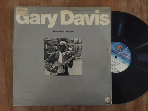 Reverend Gary Davis – When I Die I'll Live Again (USA VG-) 2LP Gatefold