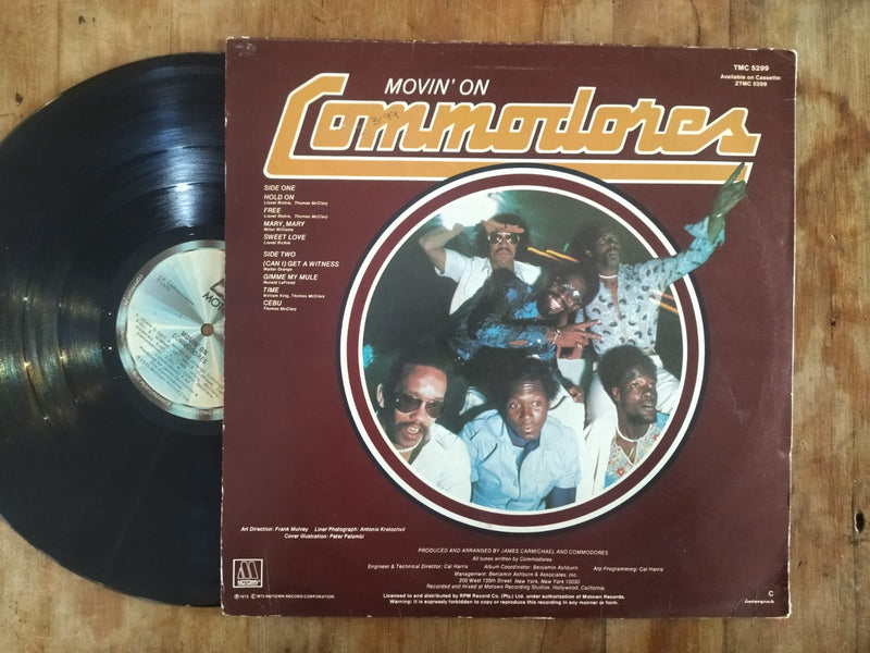 Commodores – Movin' On (RSA VG+)