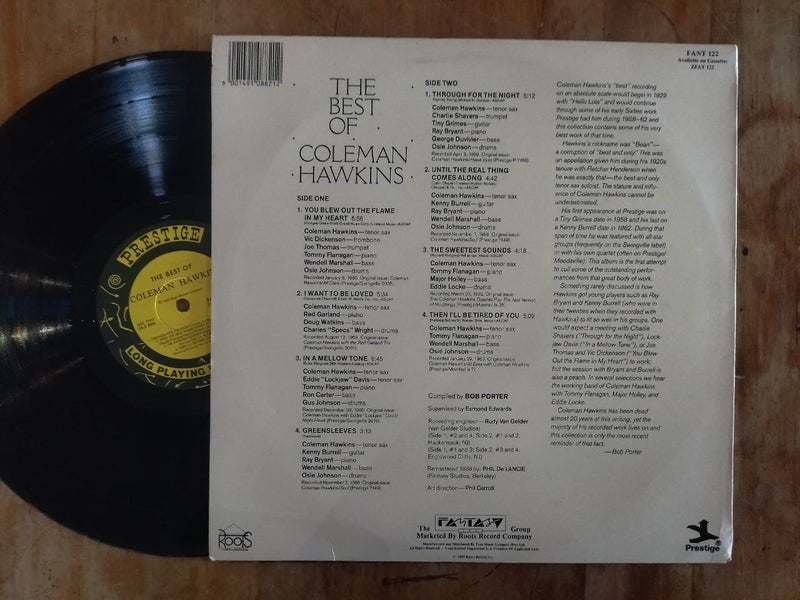 Coleman Hawkins - The Best Of (RSA VG+)