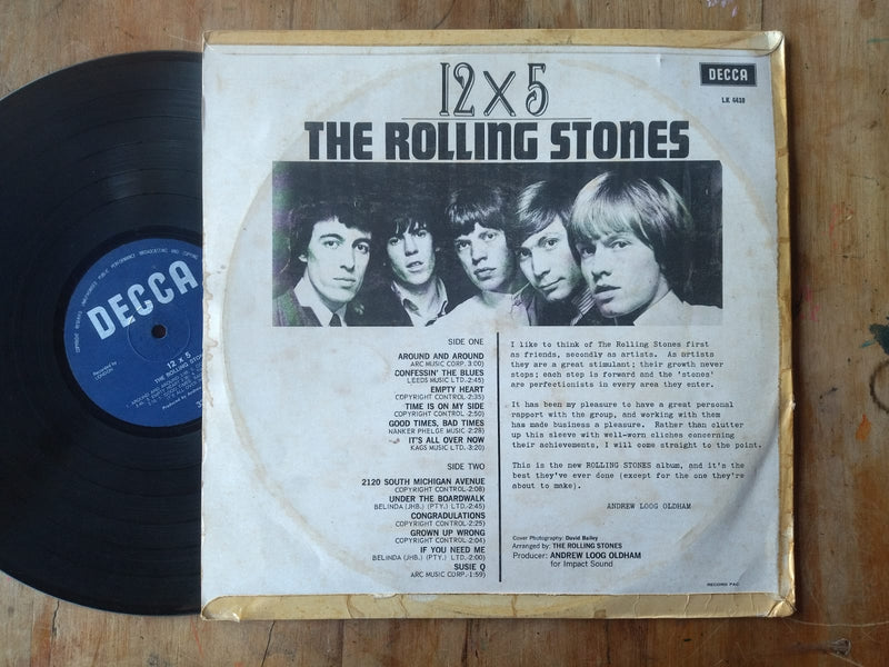 The Rolling Stones - 12X5 (RSA VG)