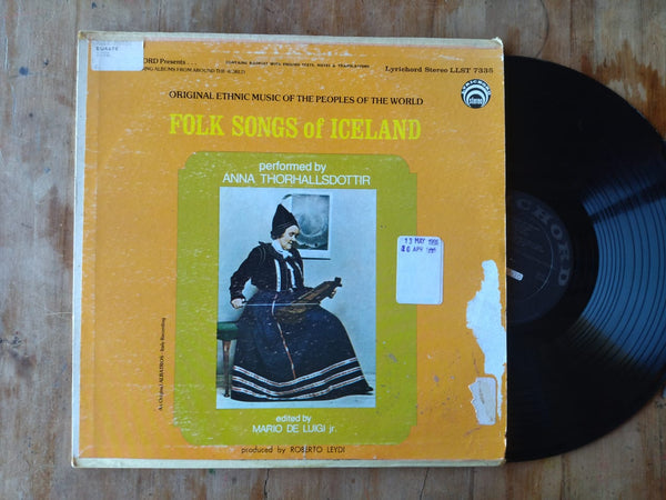 Anna Thorhallsdottir – Folk Songs Of Iceland (USA VG)