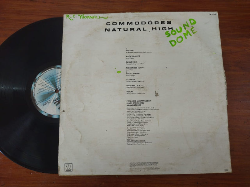 Commodores - Natural High (RSA VG)