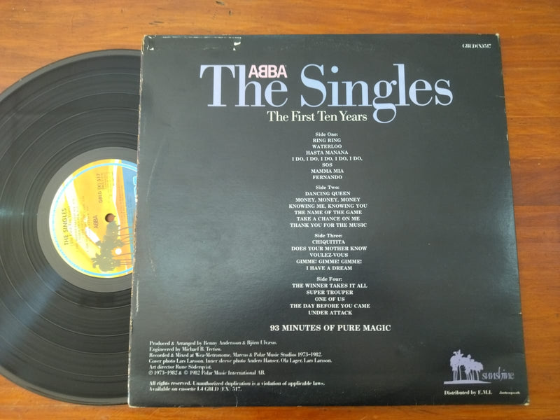 Abba - The Singles (RSA VG/VG-) 2LP Gatefold