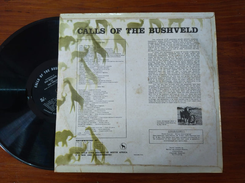 Calls OF The Bushveld (RSA VG+)