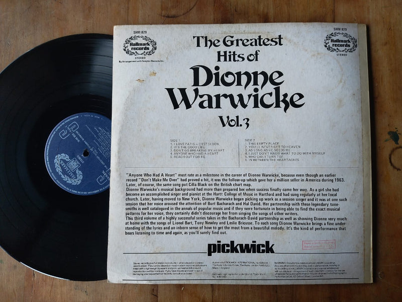 Dionne Warwick - The Greatest Hits Vol. 3 (UK VG)