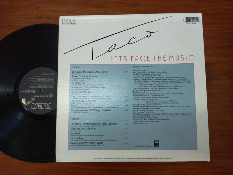 Taco - Let's Face The Music (USA VG)