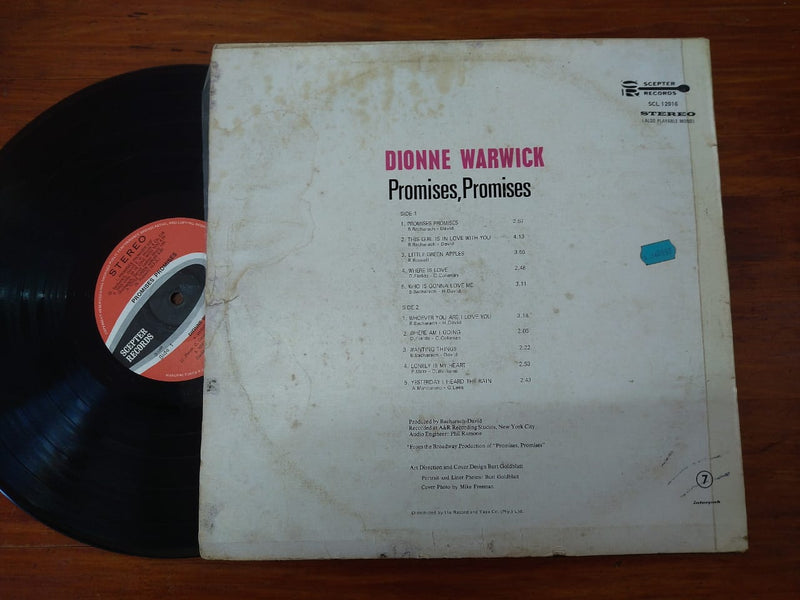 Dionne Warwick - Promises Promises (RSA VG-)