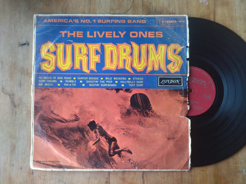 The Lively Ones – Surf Drums (RSA VG)