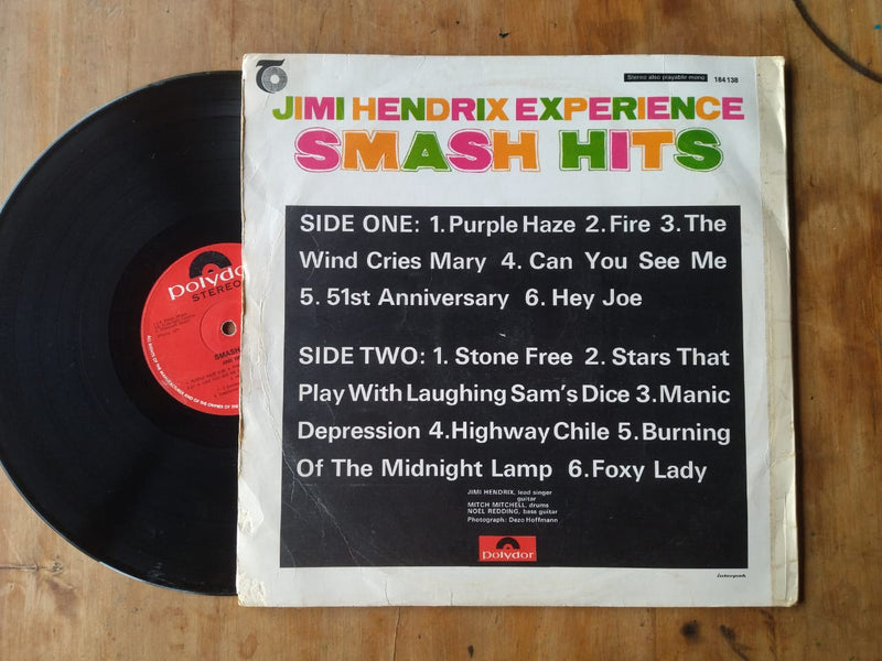 Jimi Hendrix - Smash Hits (RSA VG-)