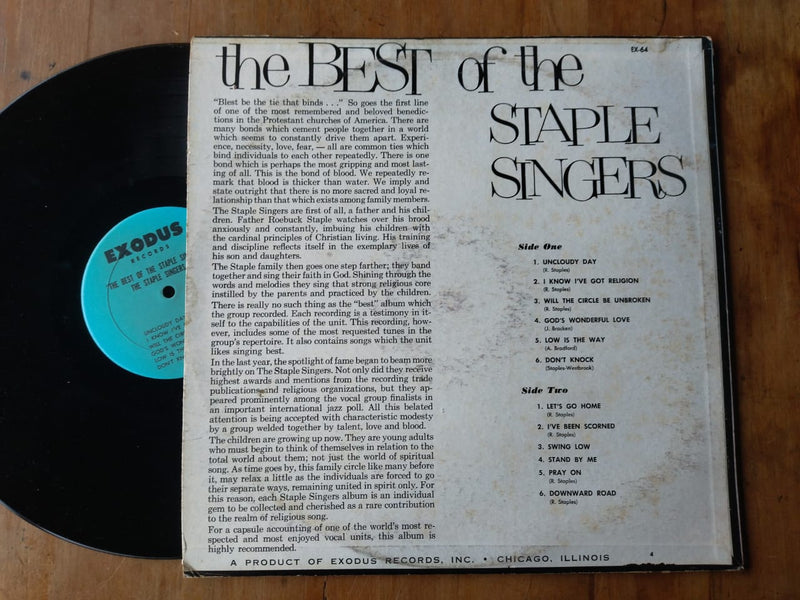 The Staple Singers – The Best Of The Staple Singers (USA VG+)