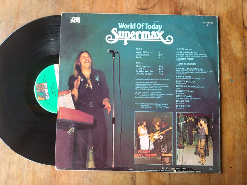 Supermax - World Of Today (Germany VG)