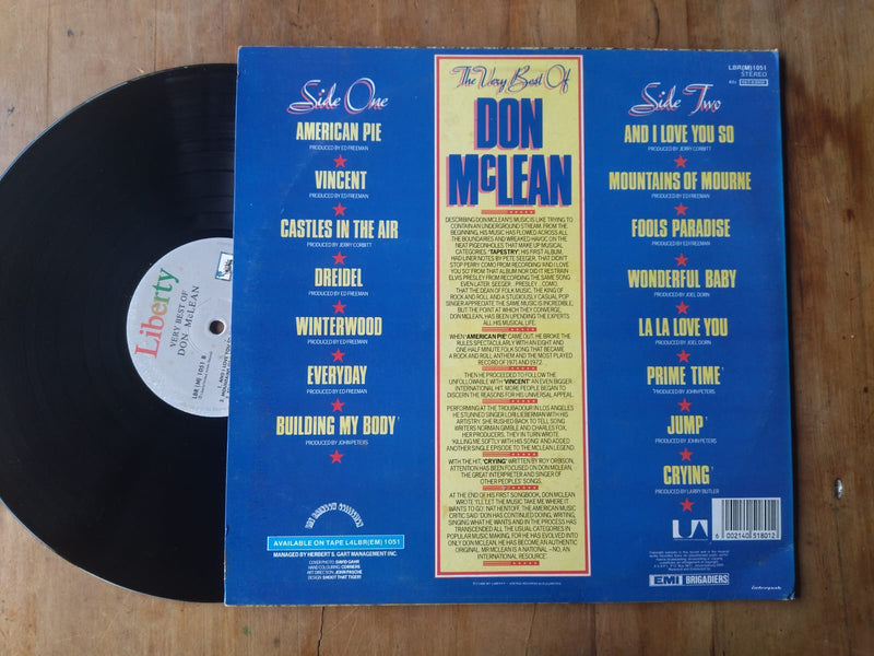 Don McLean - The Very Best Of (RSA VG+)