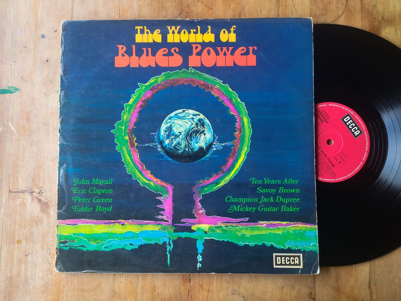 VA - The World Of Blues Rock (Germany VG-) Gatefold