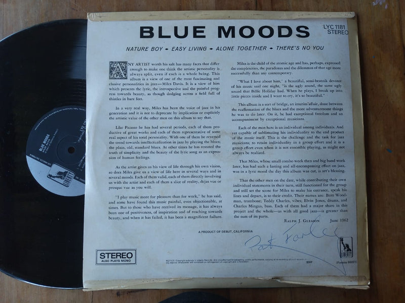 Miles Davis - Blue Moods (RSA VG+)