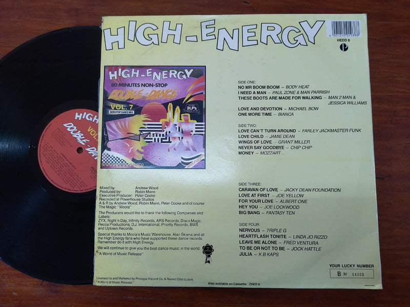 High-Energy Double Dance Vol. 8 (RSA VG+) 2LP