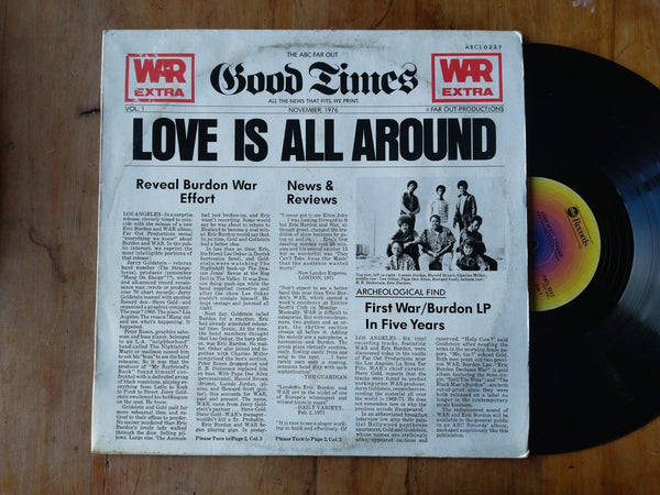 War Featuring Eric Burdon – Love Is All Around (RSA VG+)