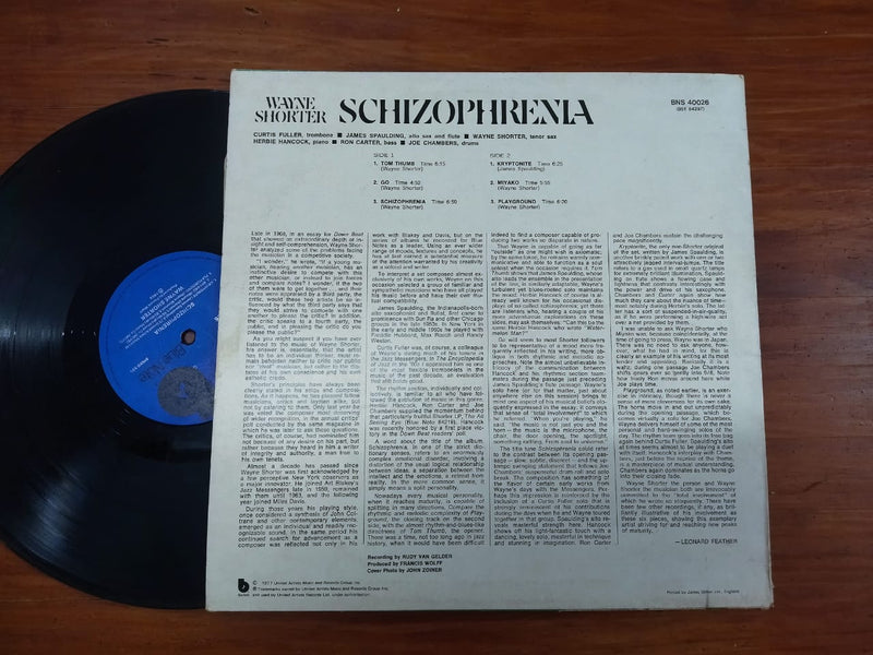 Wayne Shorter - Schizophrenia (UK VG)