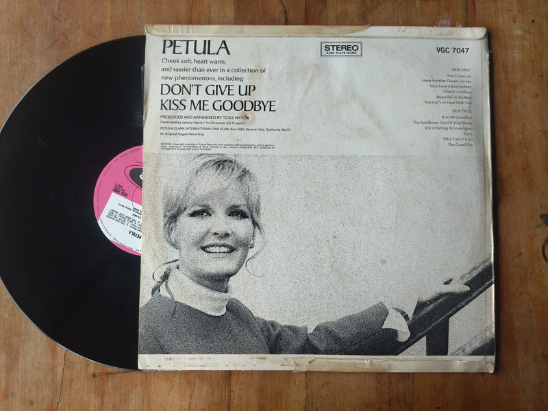 Petula Clark - Don't Give Up Kiss Me Goodbye (RSA VG)