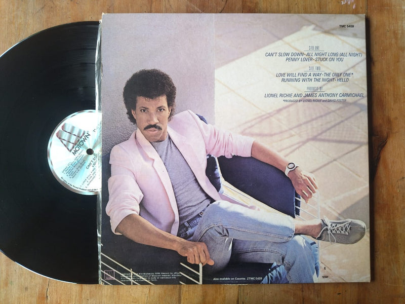 Lionel Richie - Cant Slow Down (RSA VG+) Gatefold