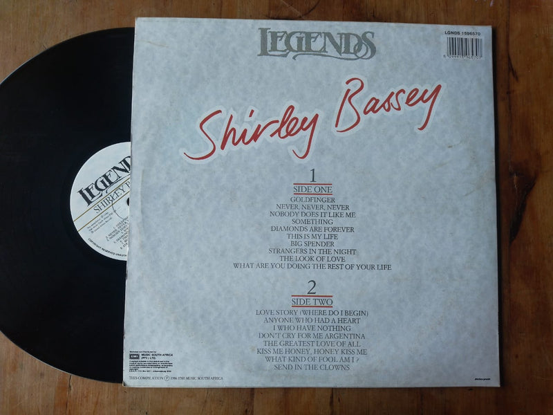 Shirley Bassey - Legends (RSA VG+)